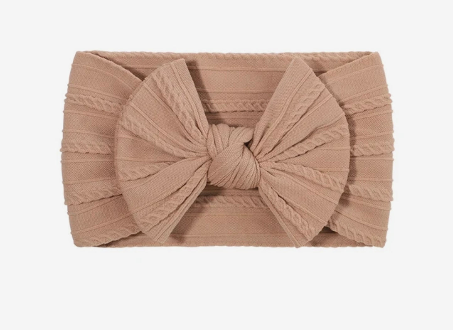 Penelope Soft Bow Headband Caramel