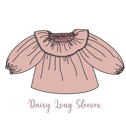 Daisy Blouse 2 sleeve options (please add fabric to your basket)