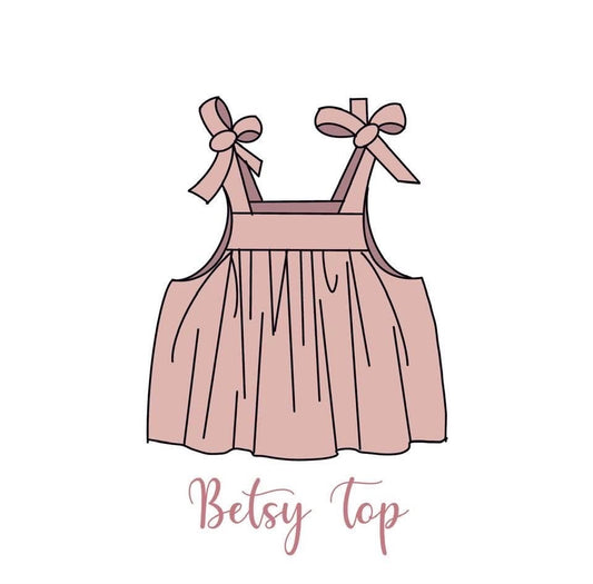 Betsy Top (Please add fabric choice to your basket)